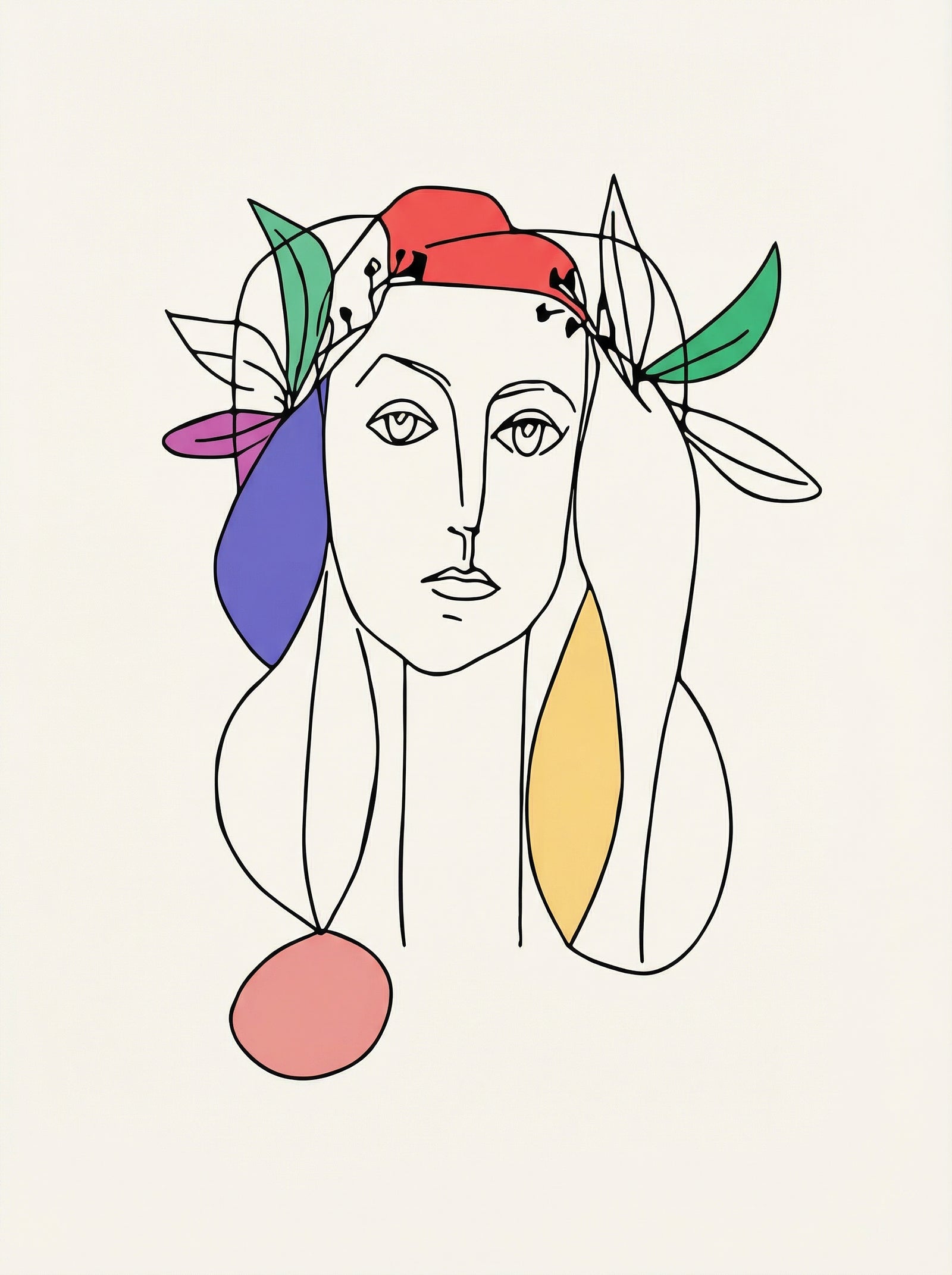 Poster in black frame