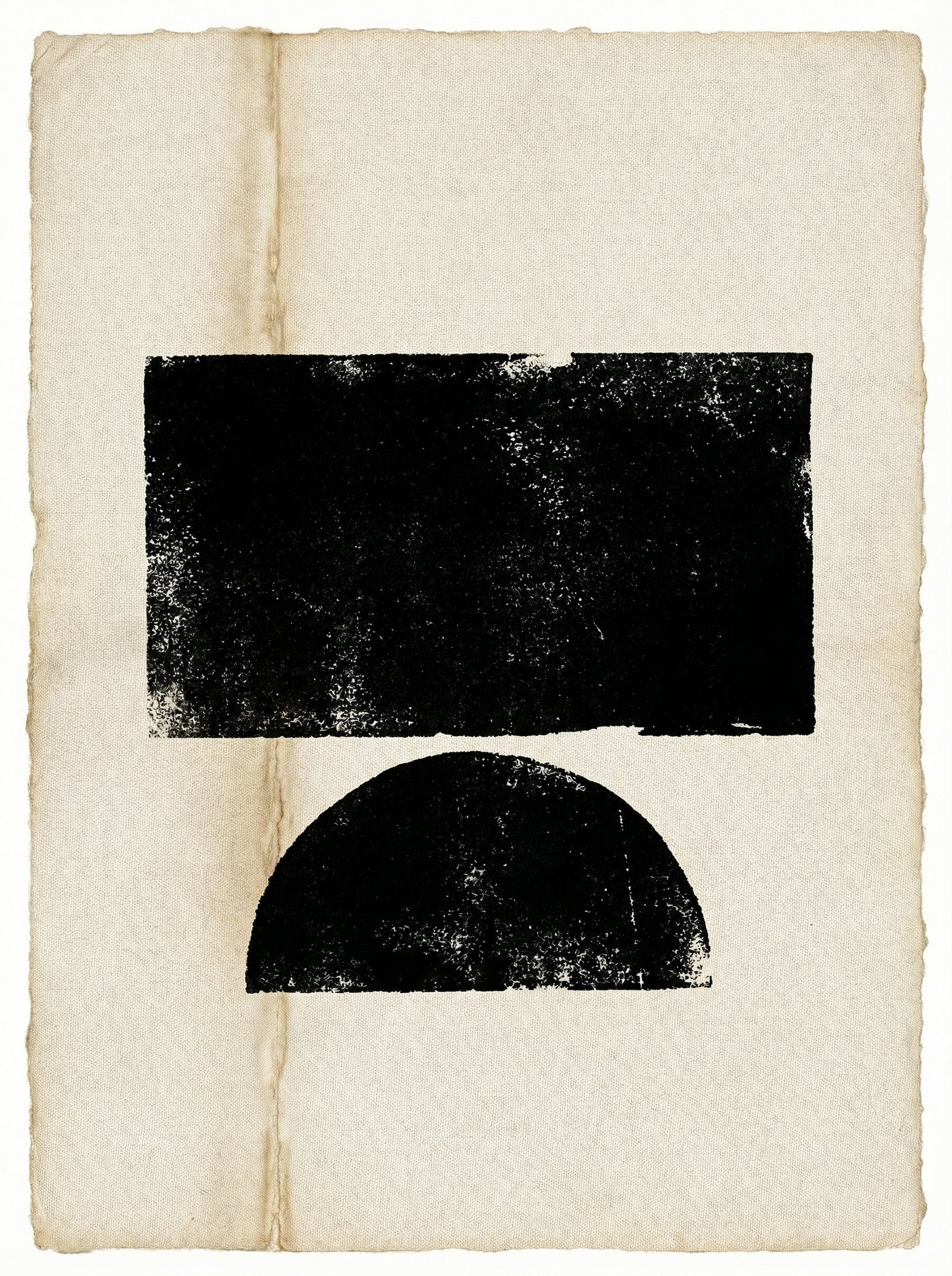 Poster in black frame