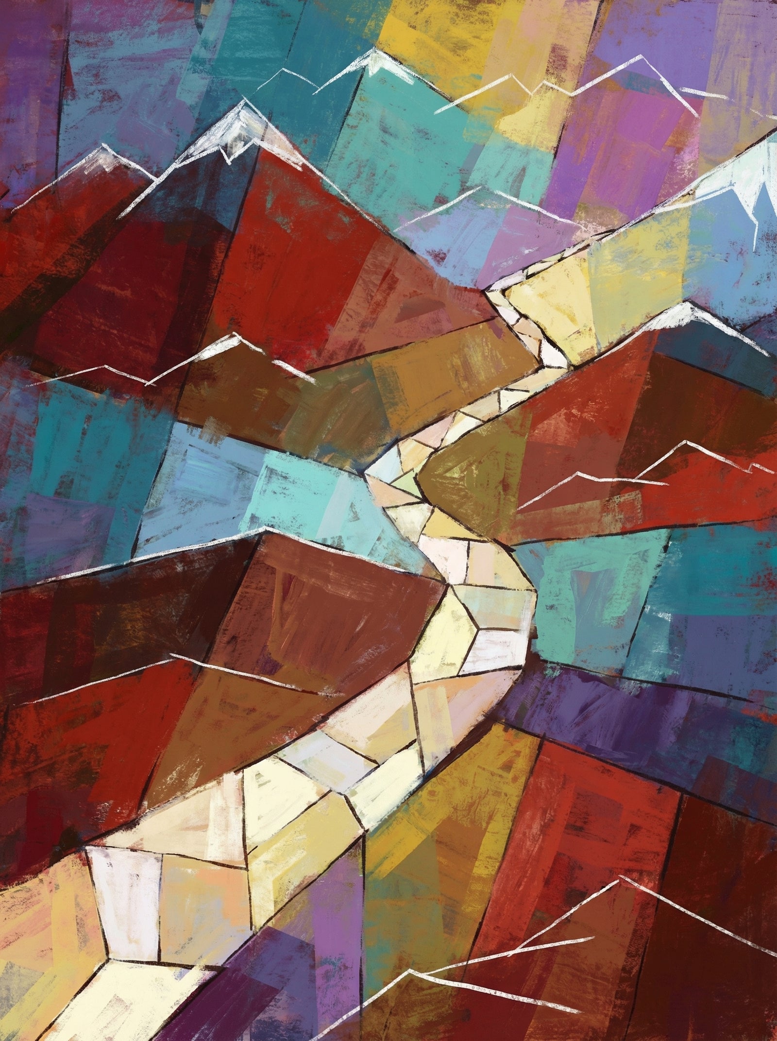 Poster in black frame