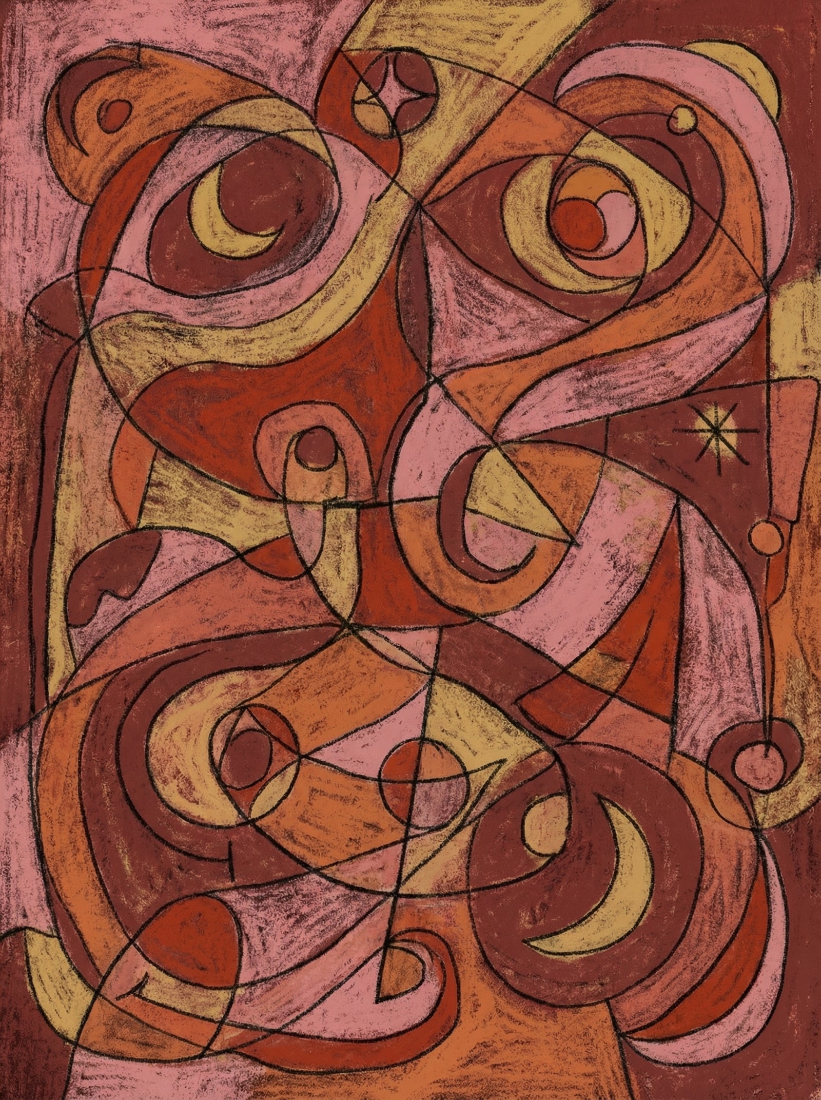 Poster in black frame