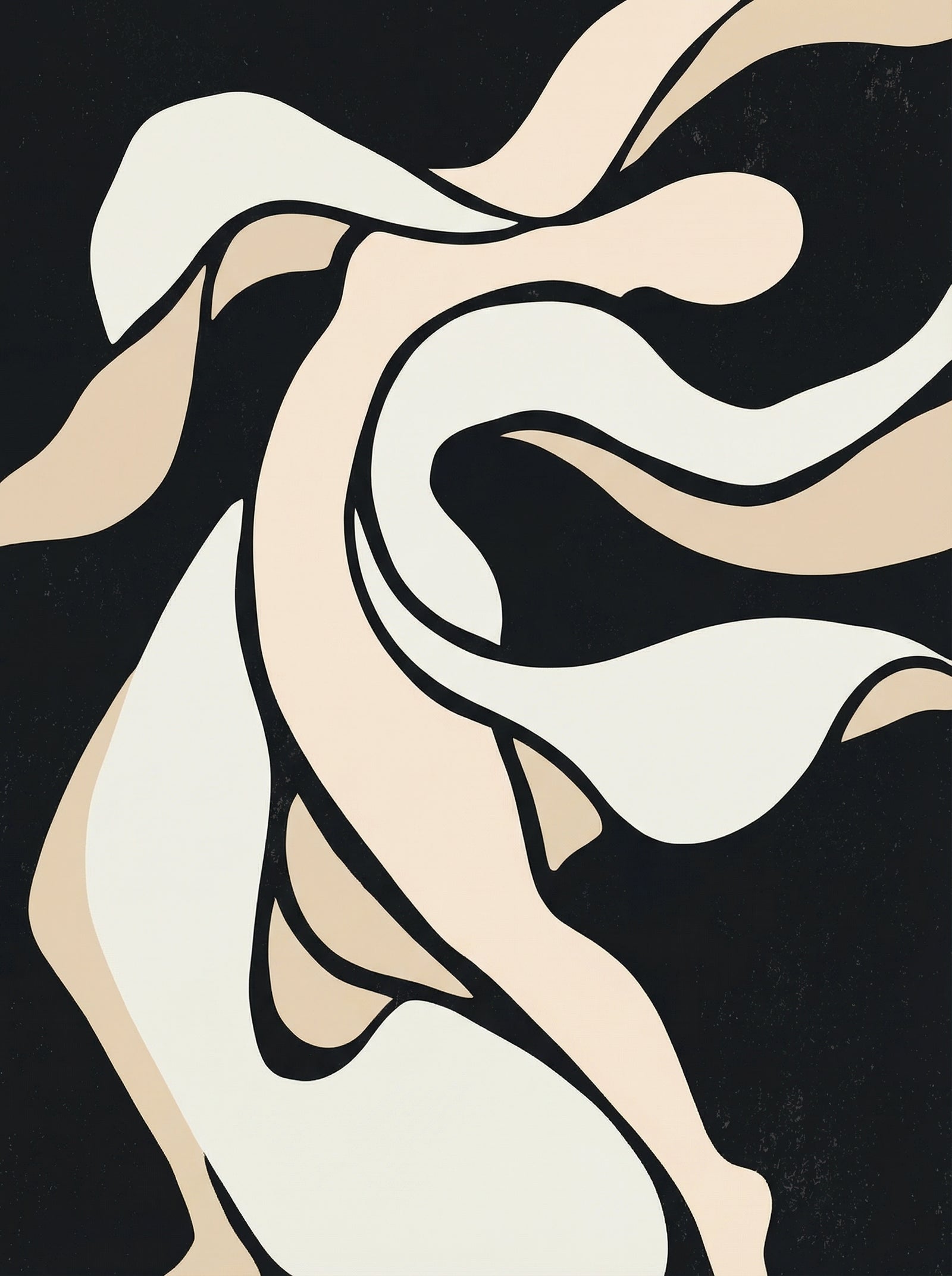 Poster in black frame