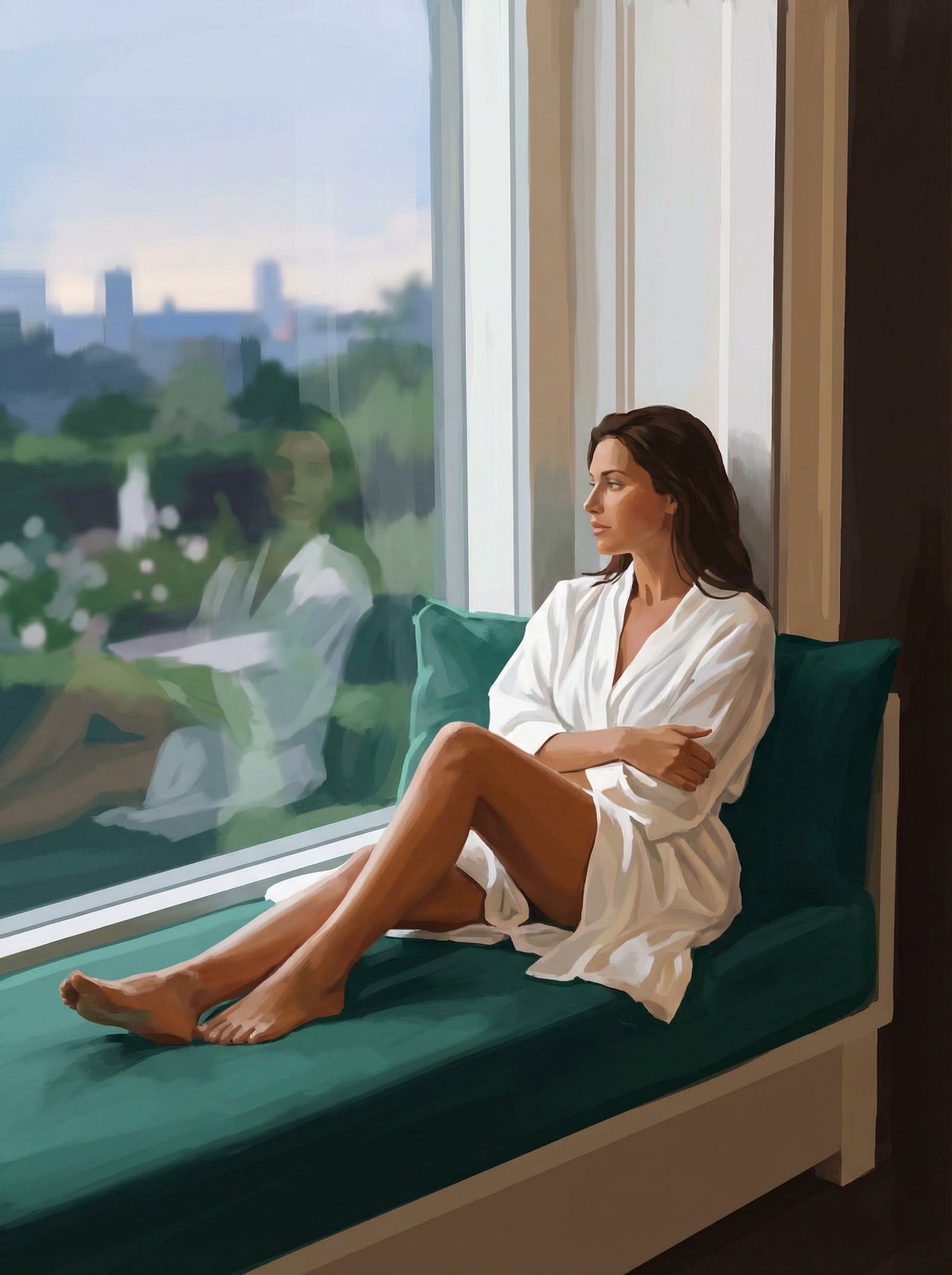 Poster in black frame