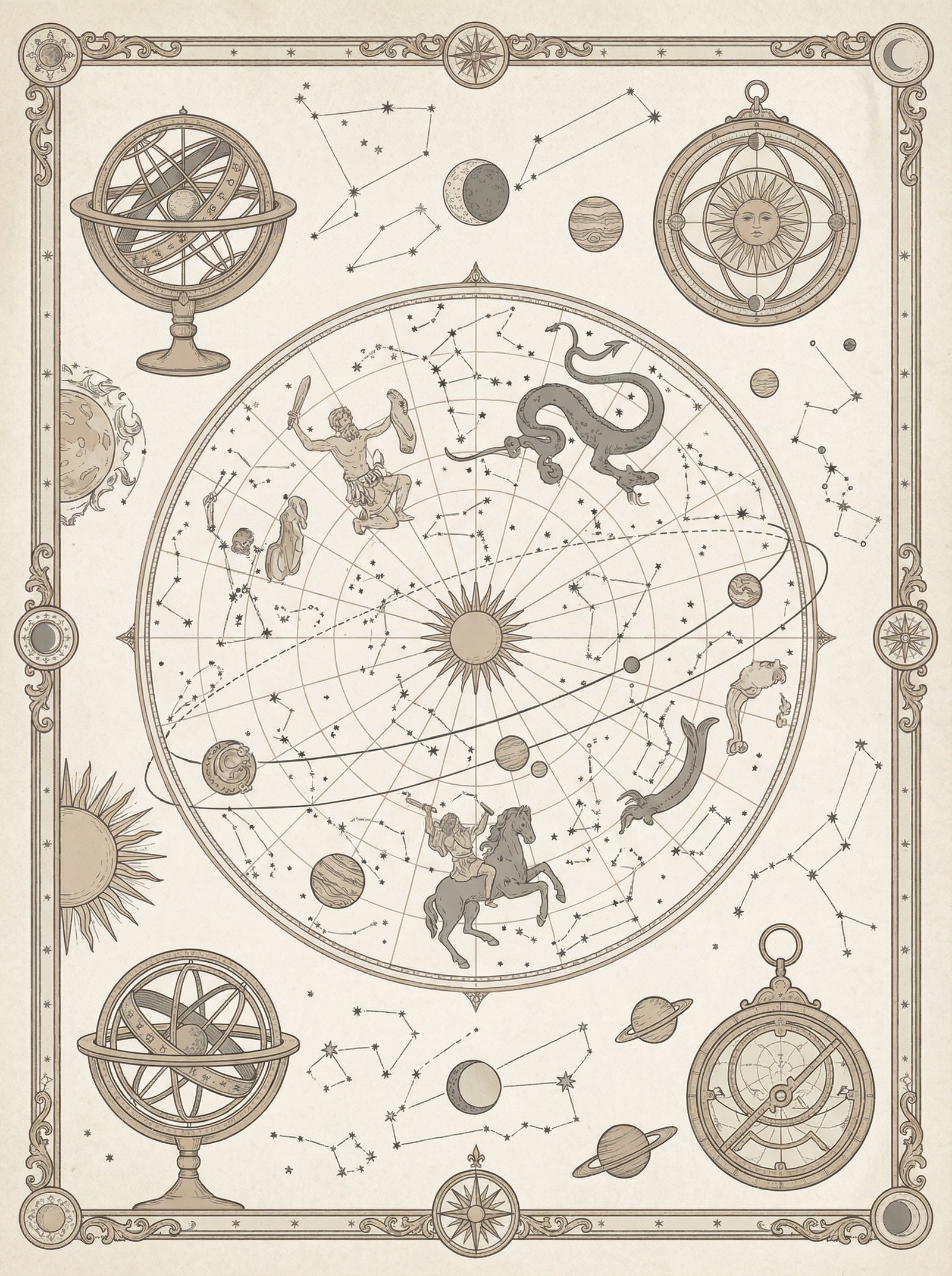 Poster in black frame