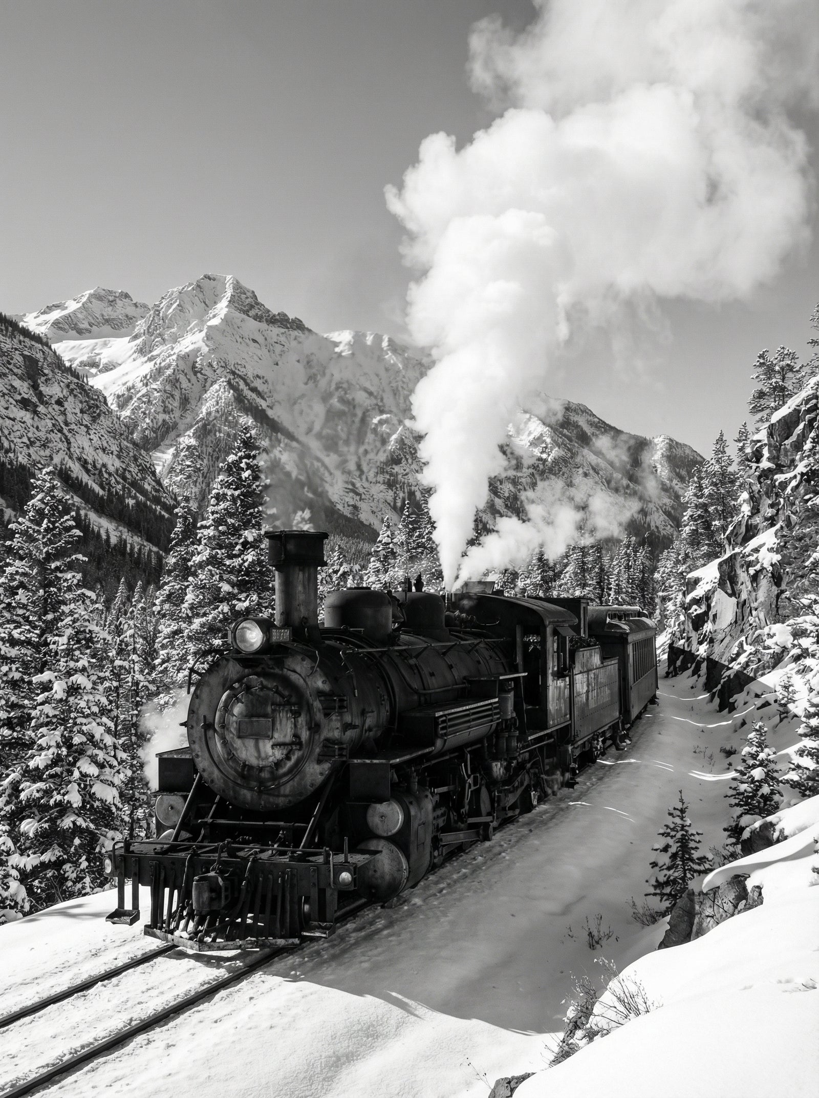 Poster in black frame