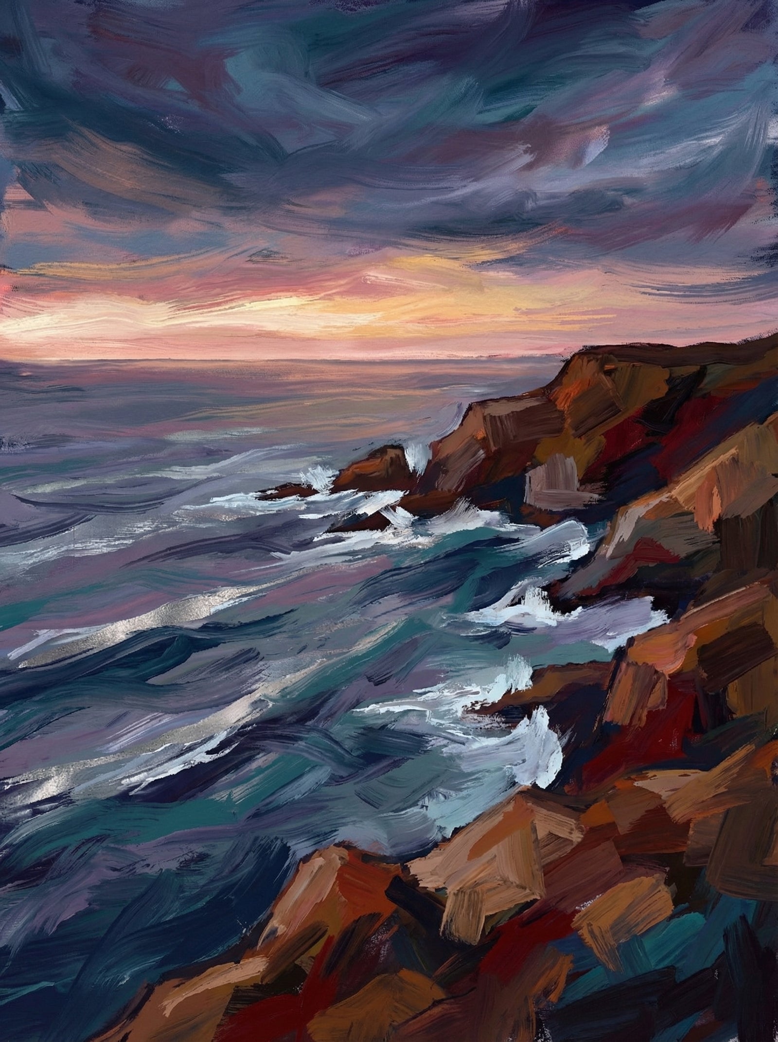 Poster in black frame