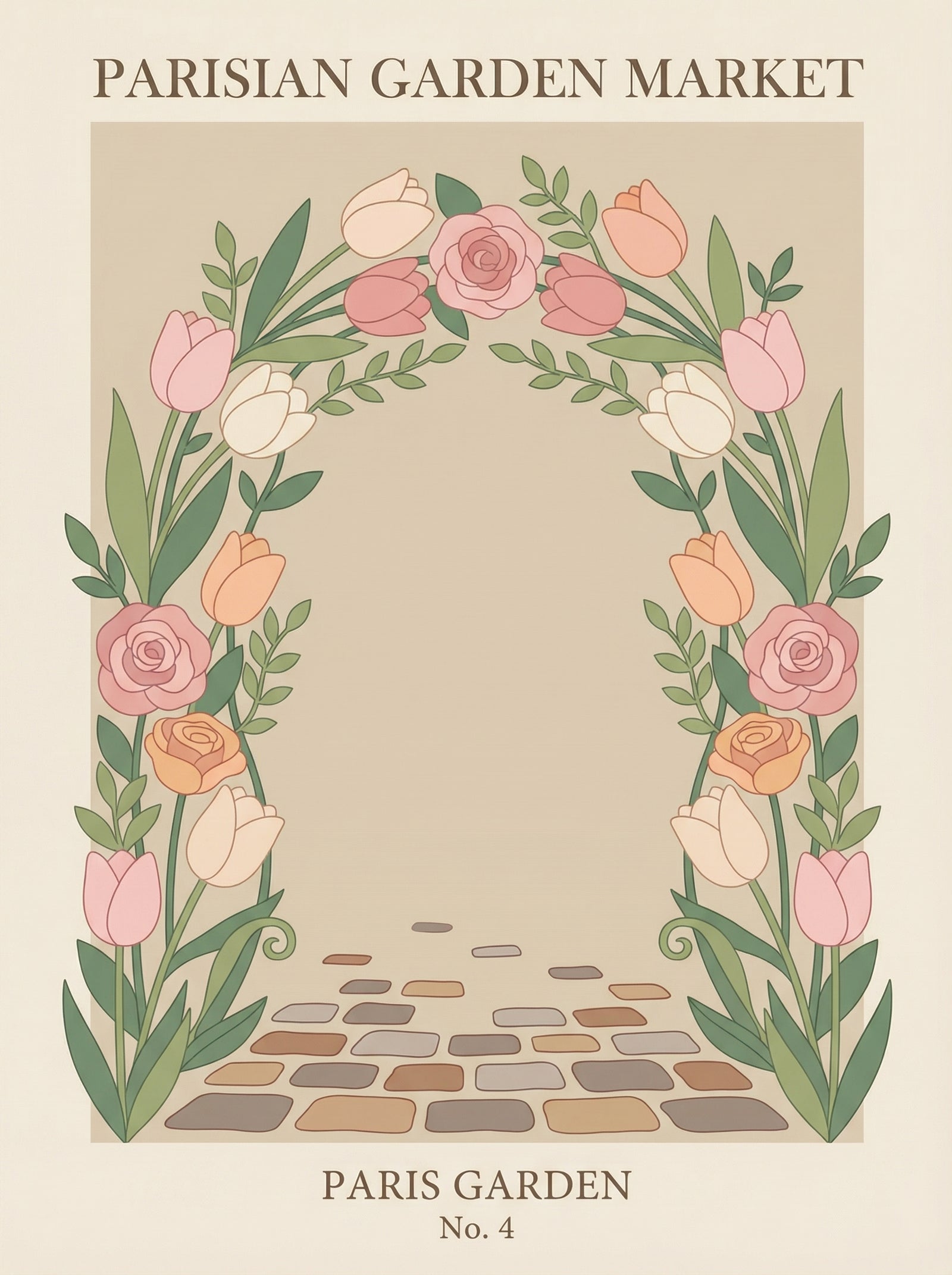 Poster in black frame