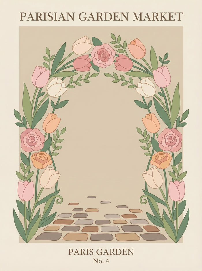 Poster in black frame