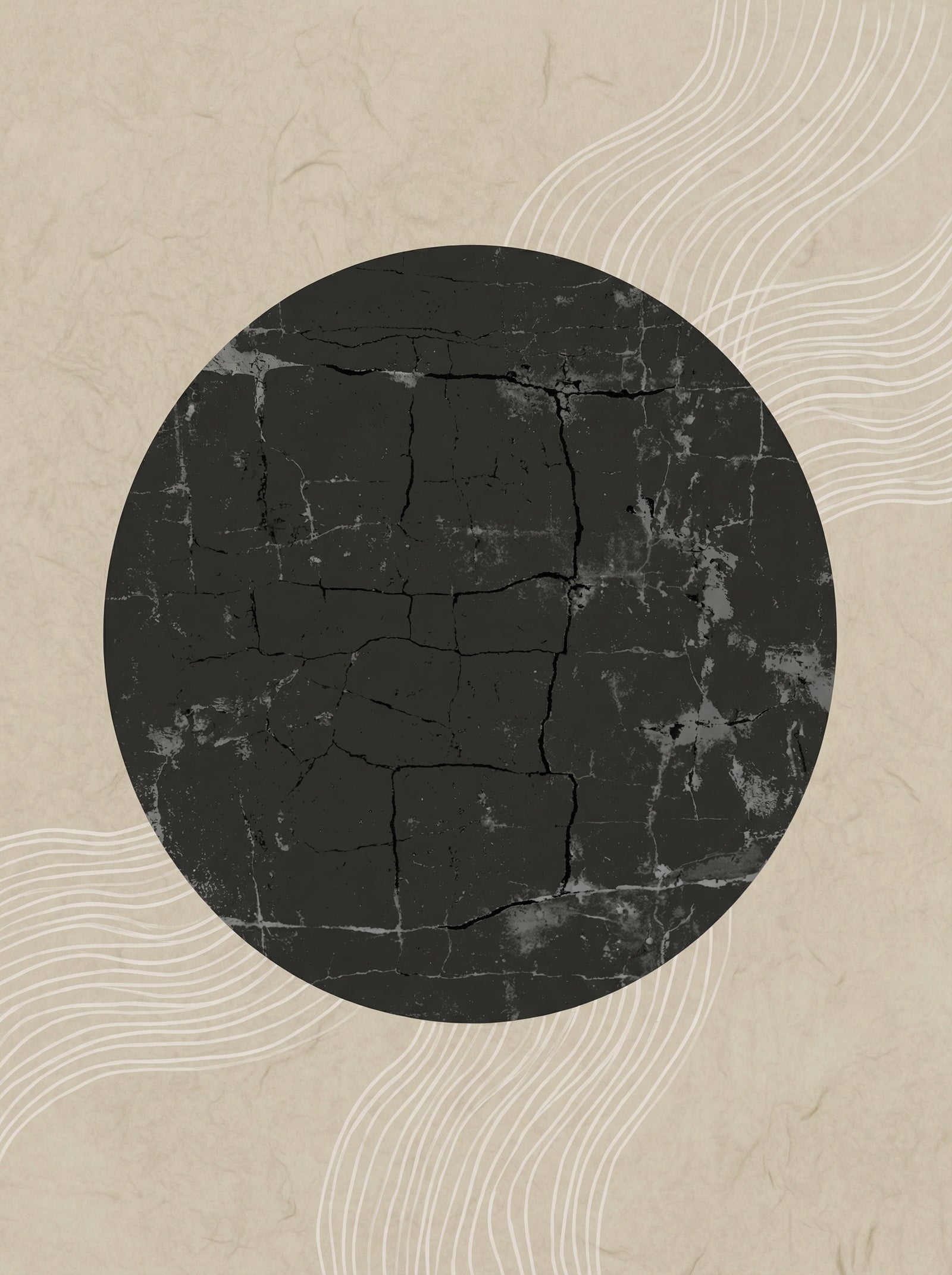 Poster in black frame