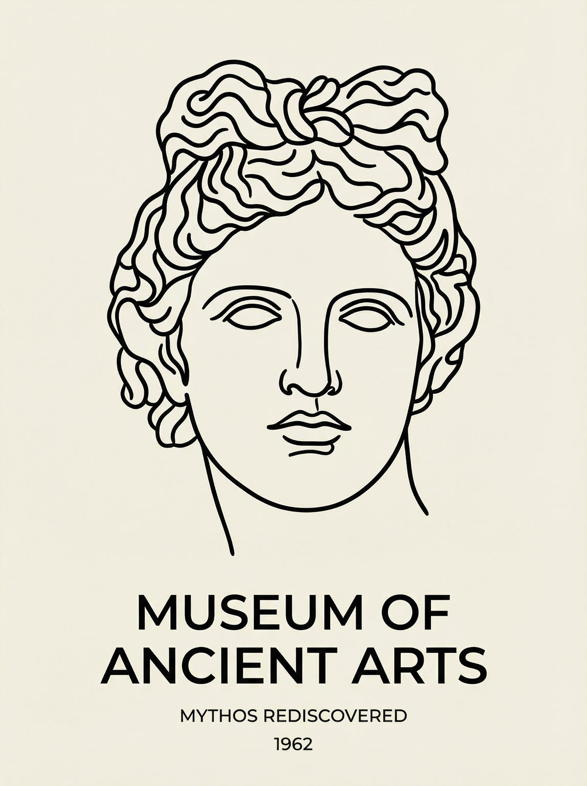 Poster in black frame