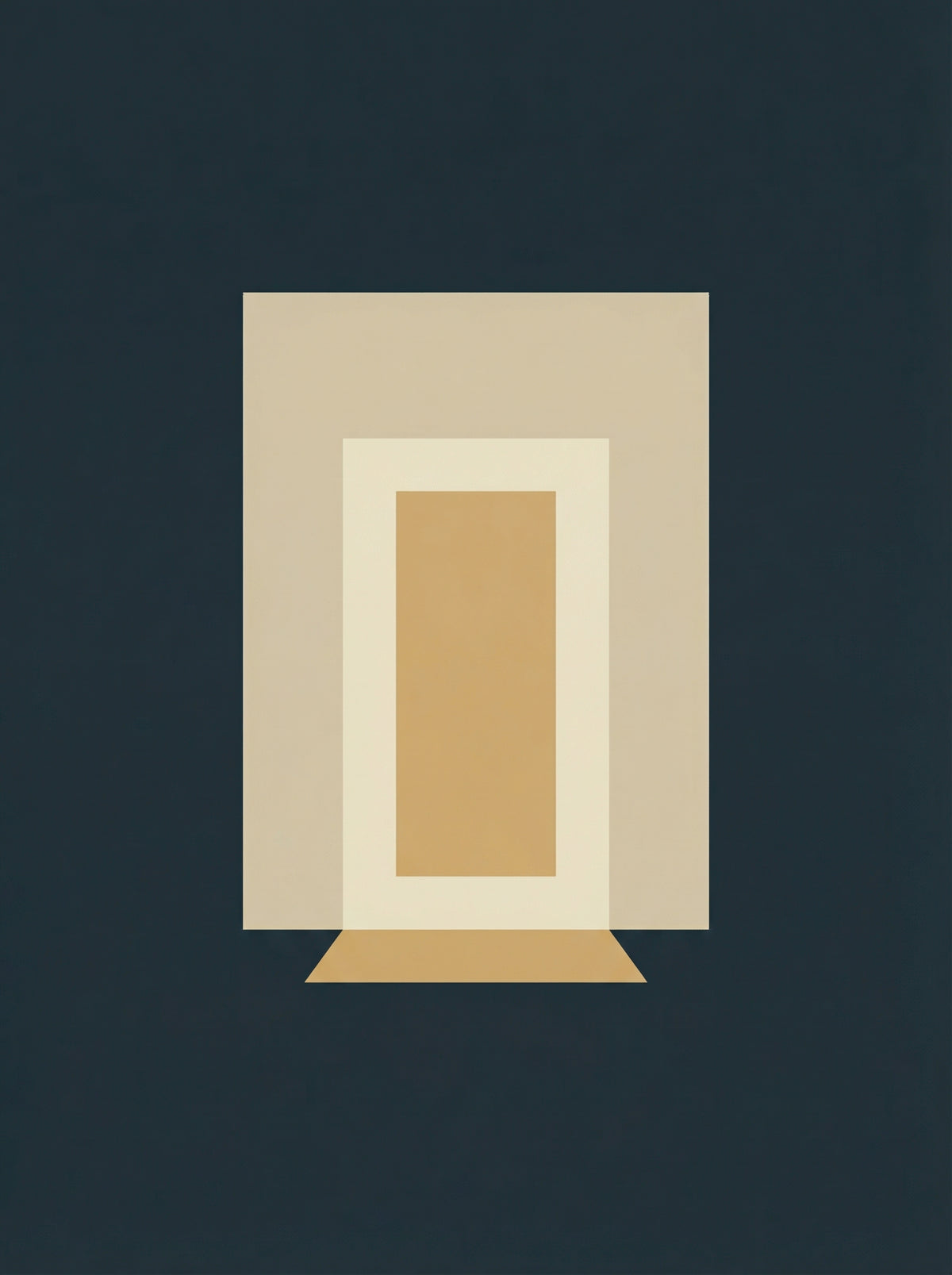 Poster in black frame