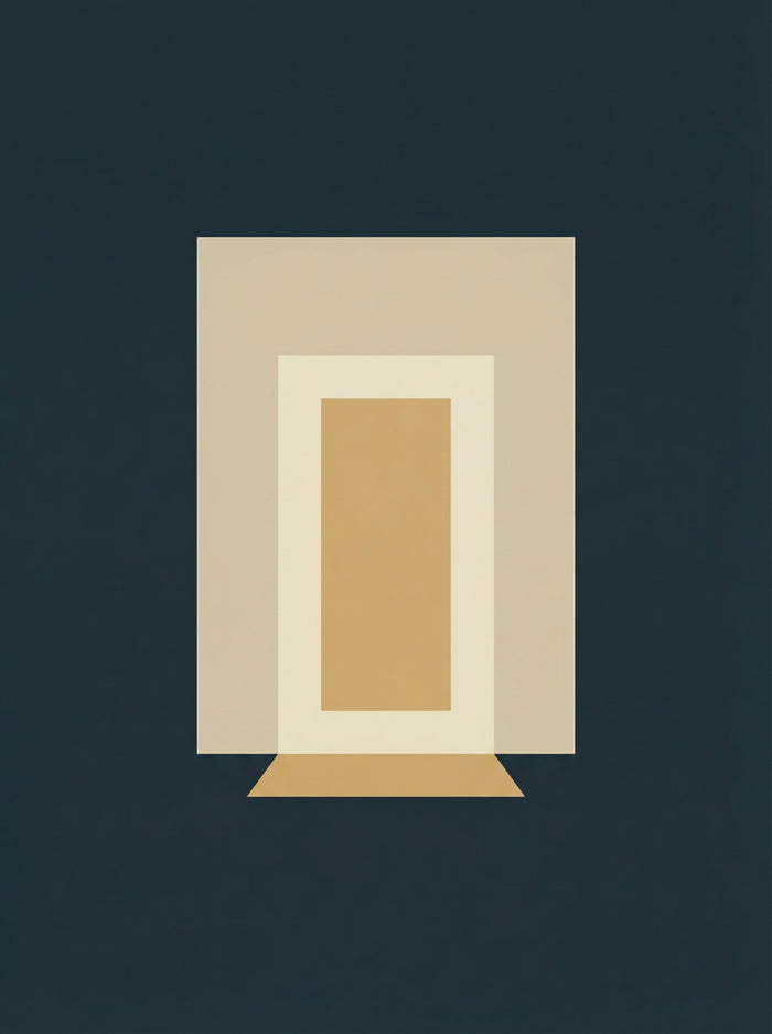 Poster in black frame