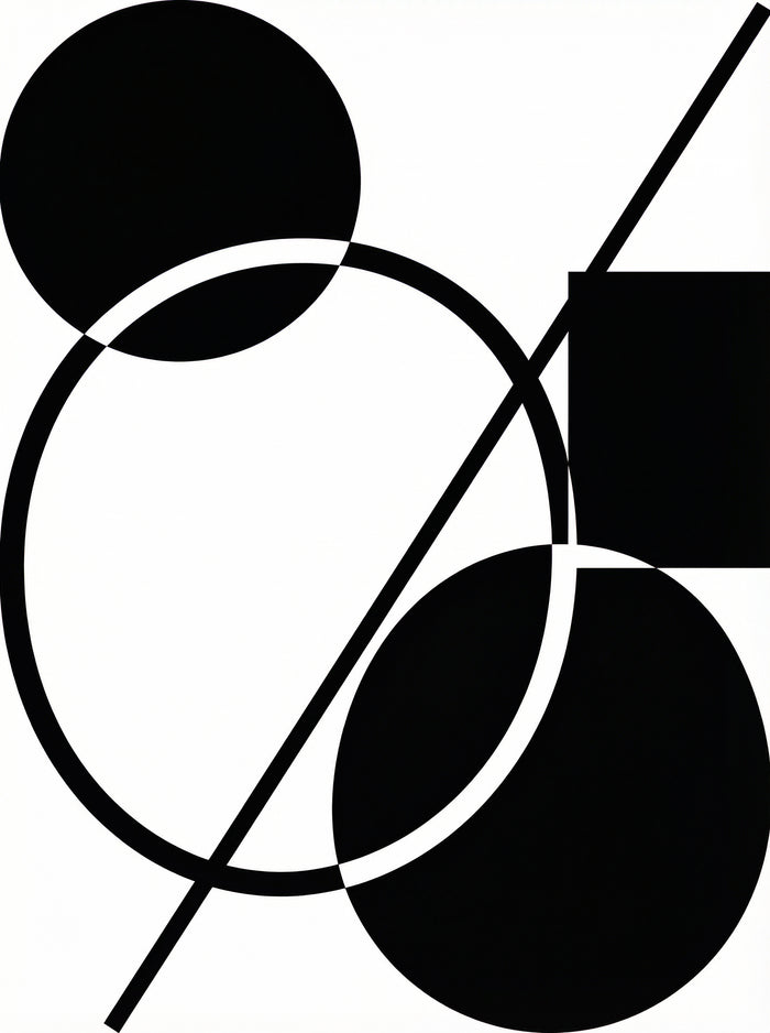 Poster in black frame