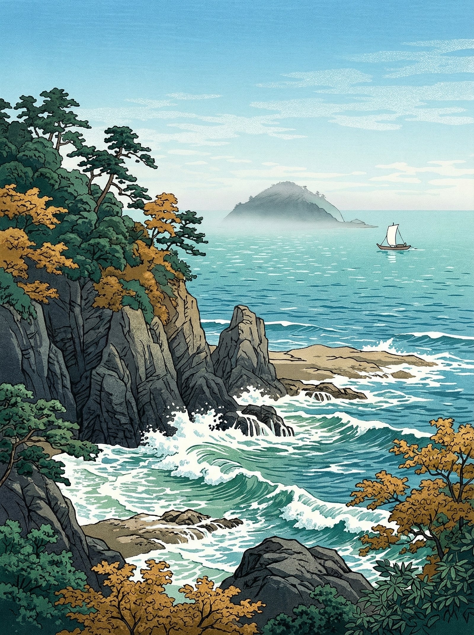 Poster in black frame