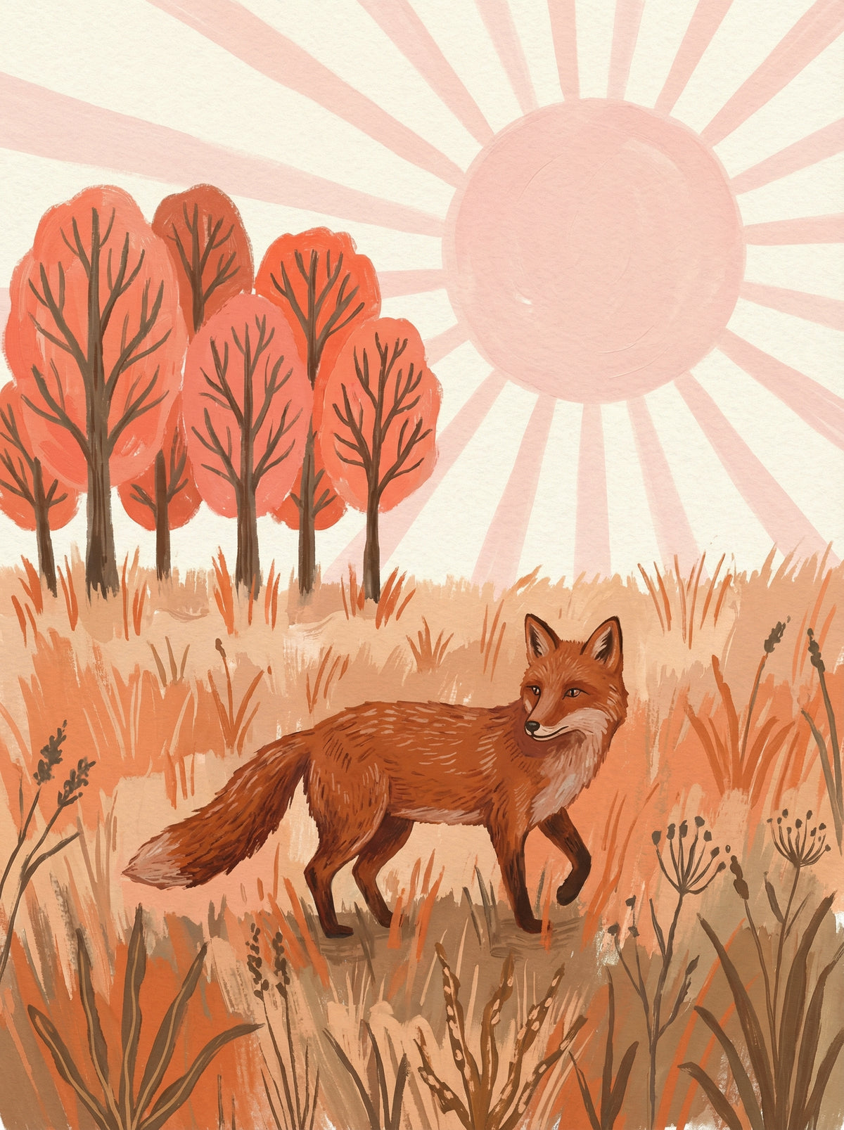 Poster in black frame