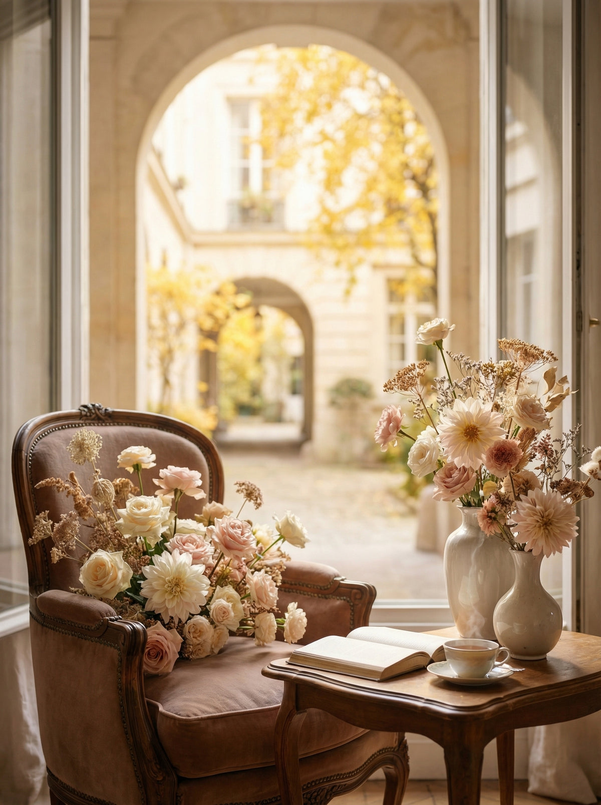 Poster in black frame