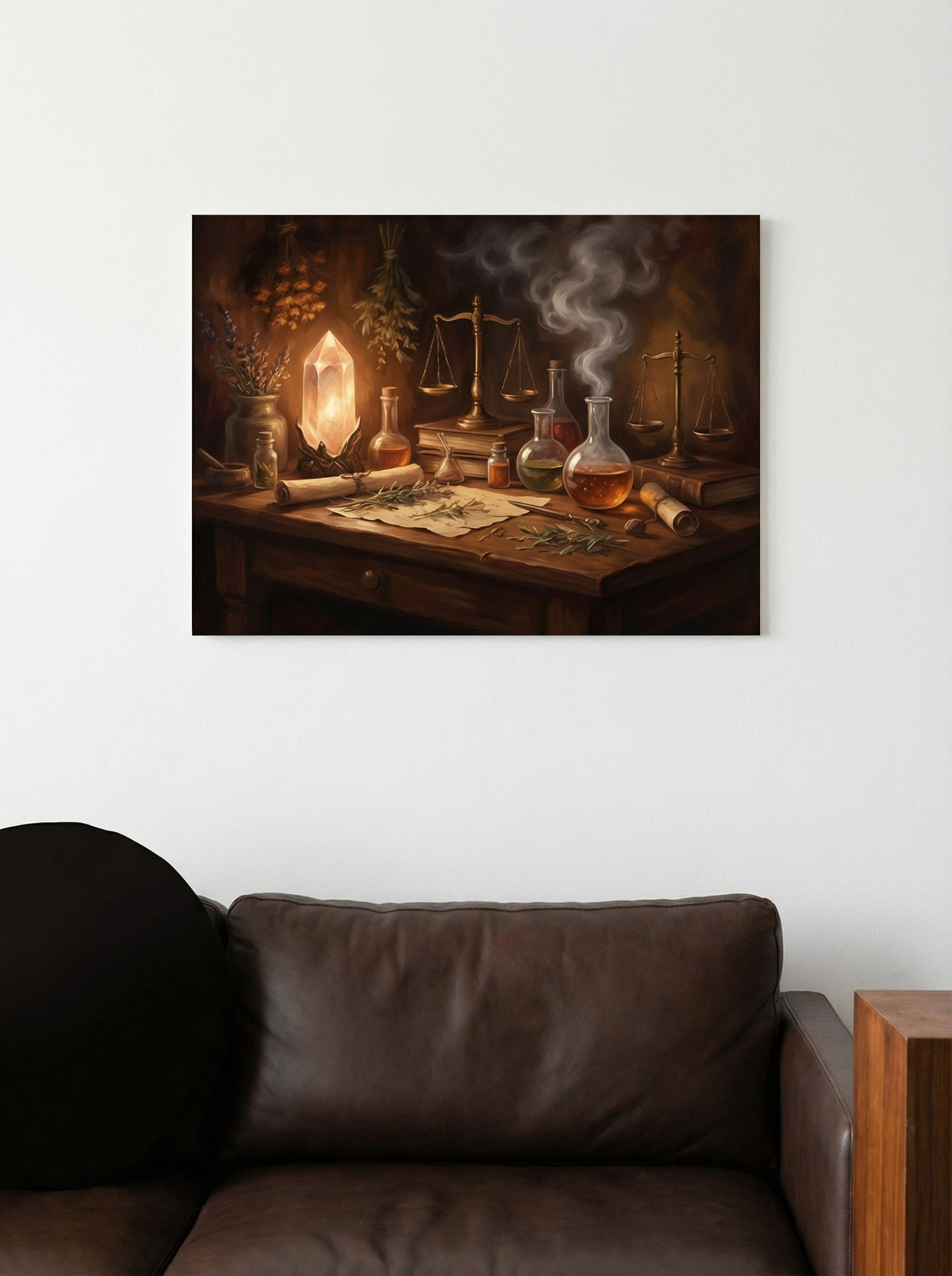 Poster in black frame