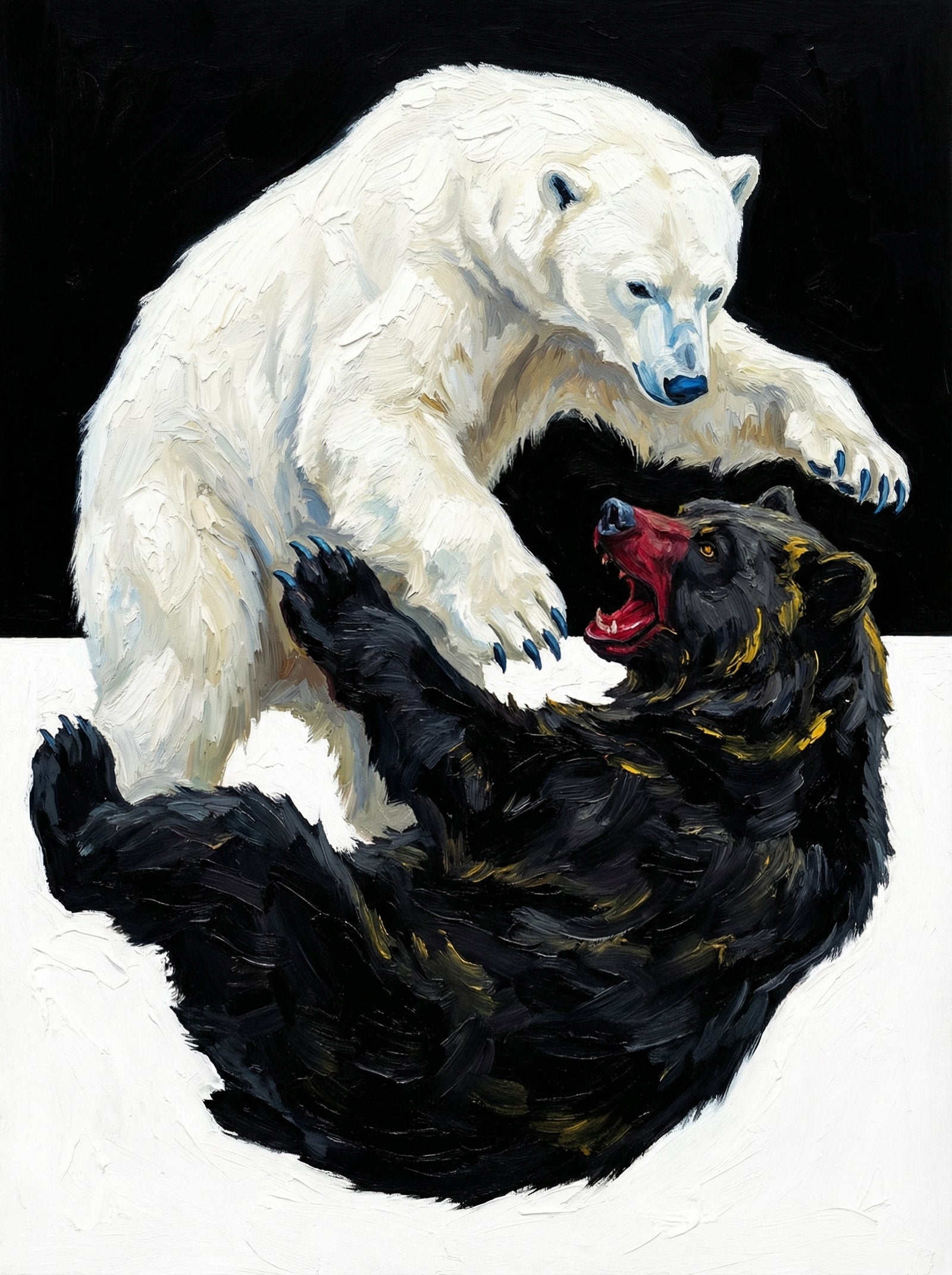 Poster in black frame