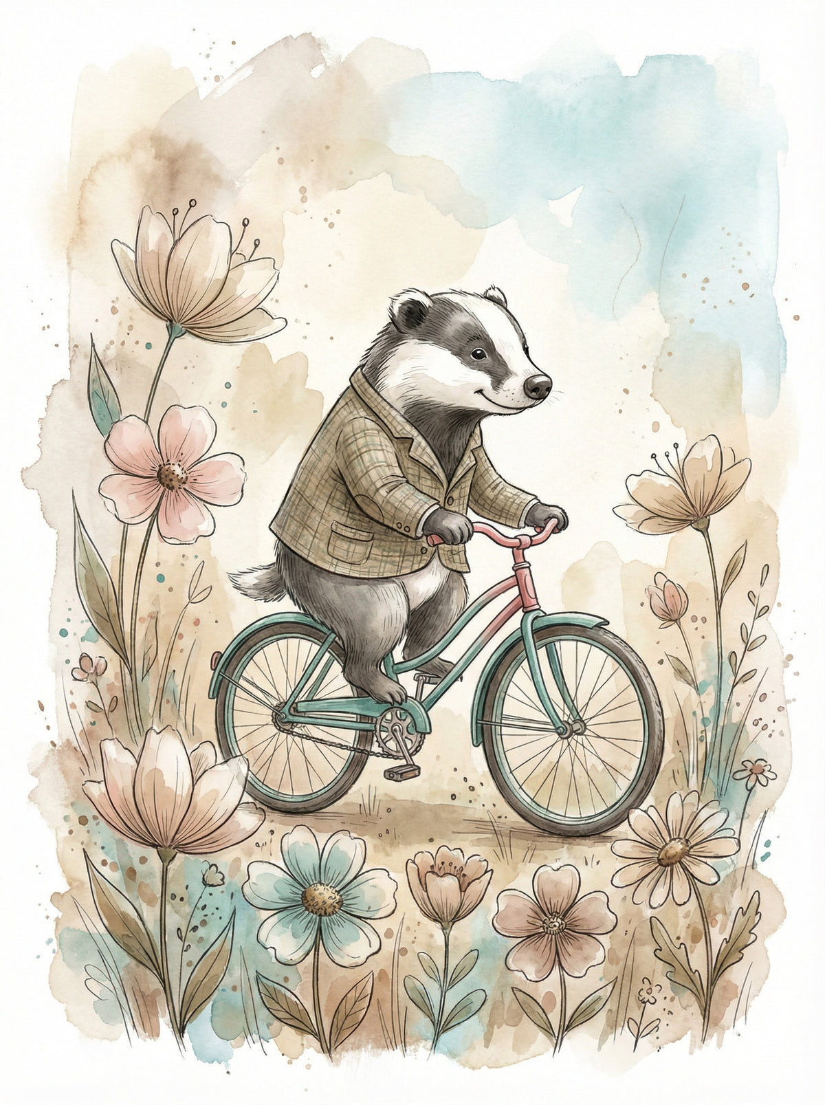 Poster in black frame