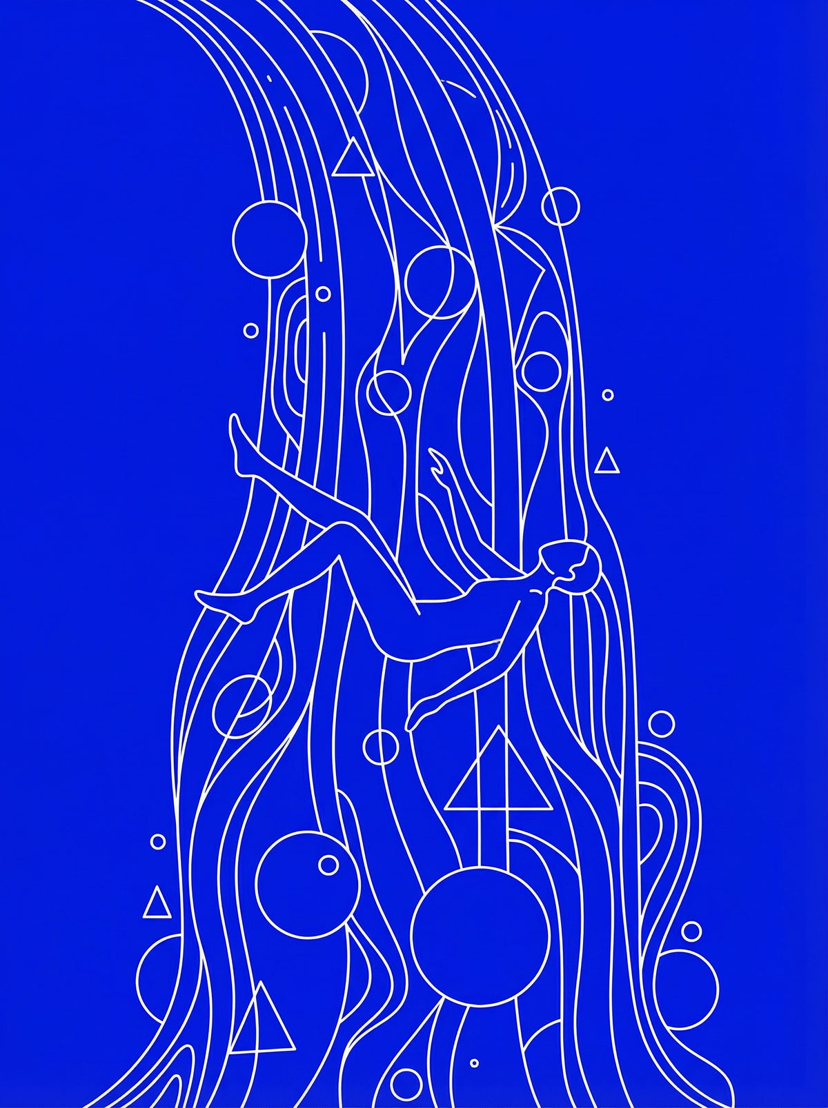 Poster in black frame