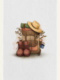 Backpack Travel Poster – poster and art print