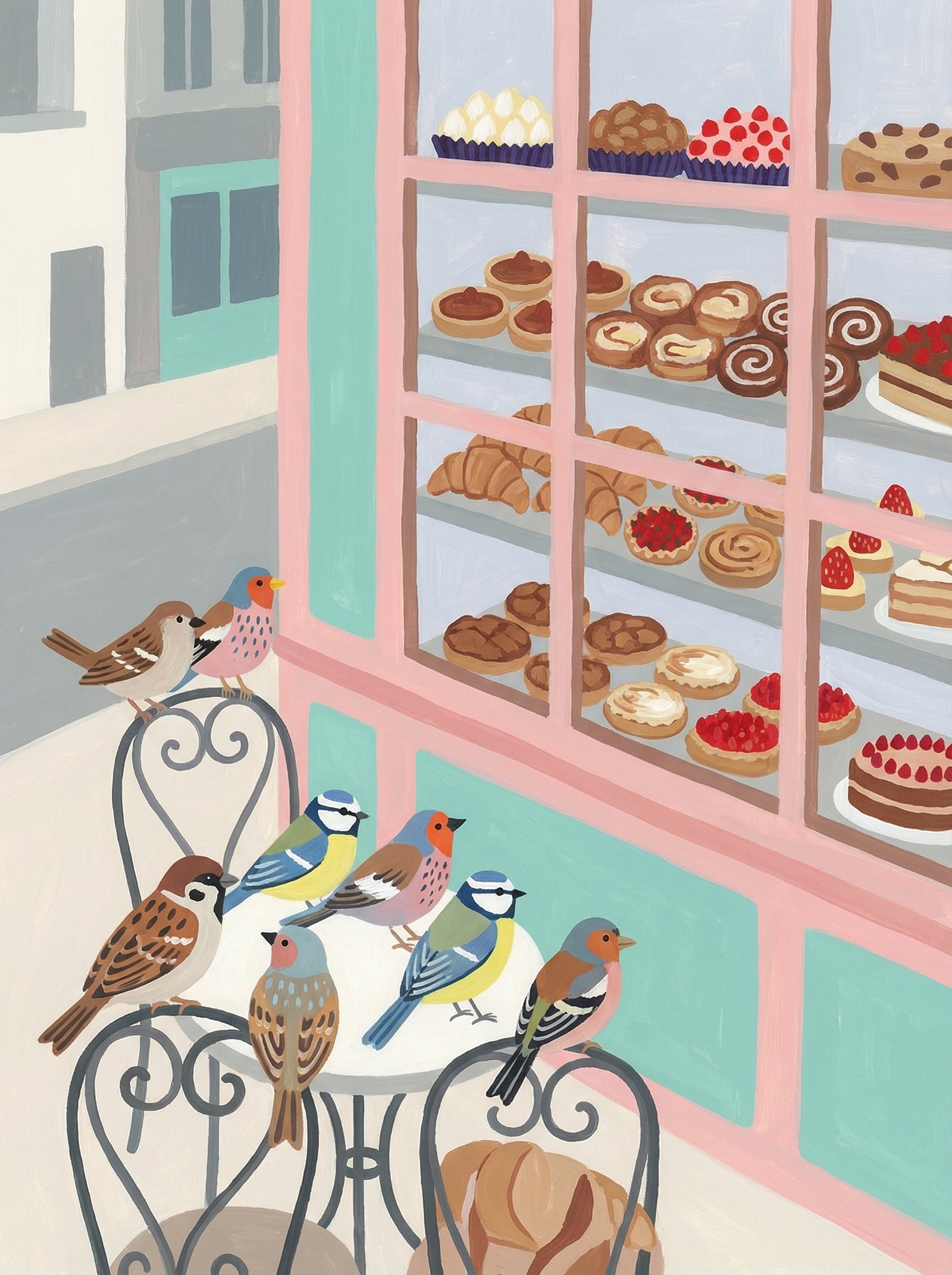 Poster in black frame