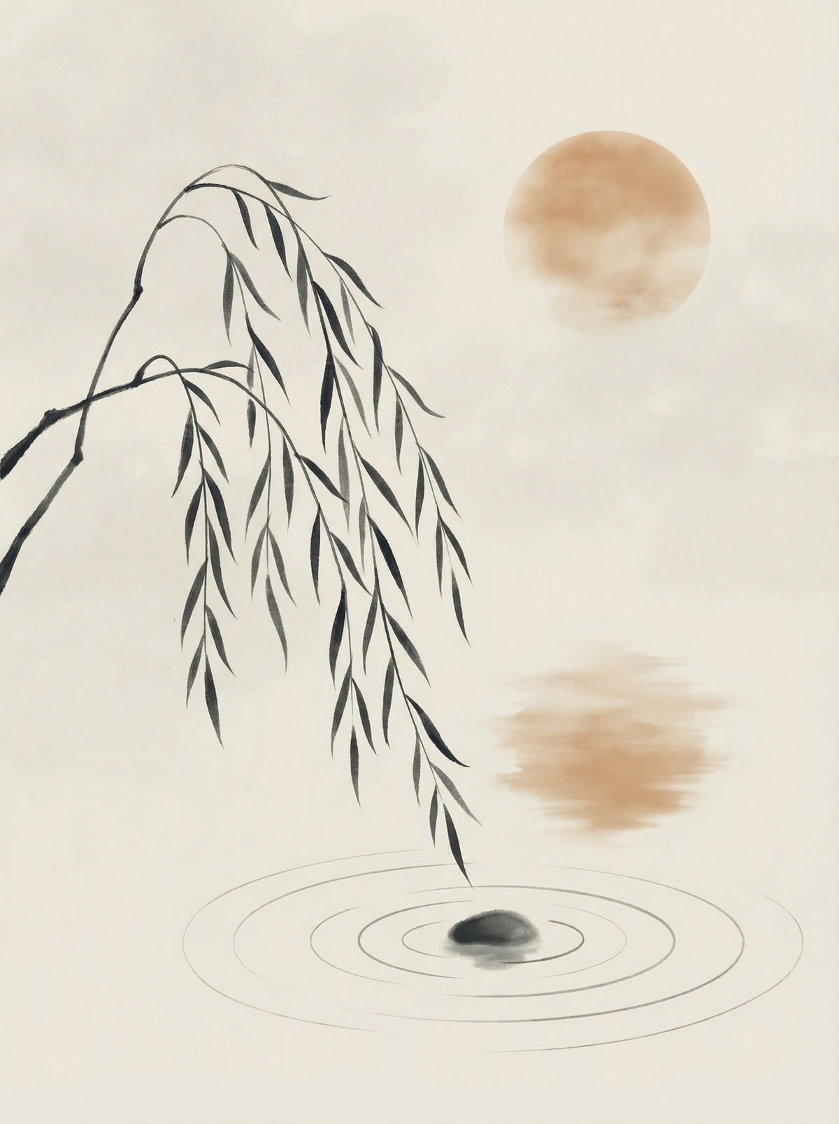 Poster in black frame