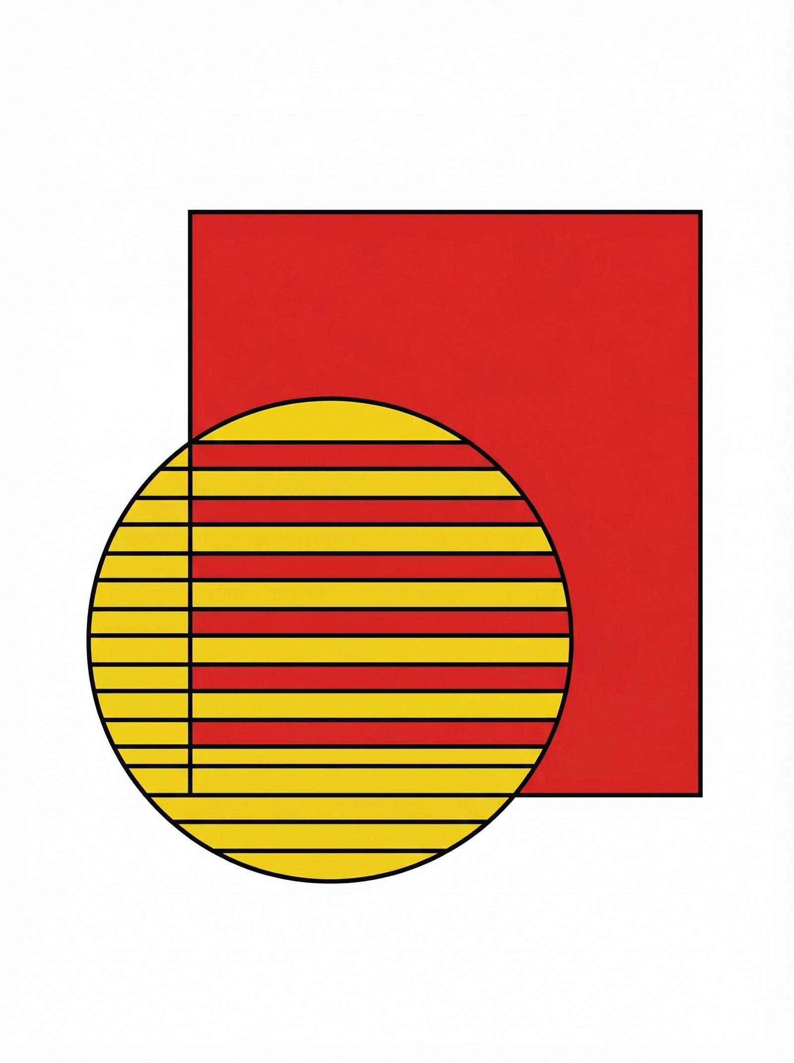 Poster in black frame