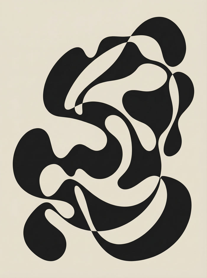 Poster in black frame