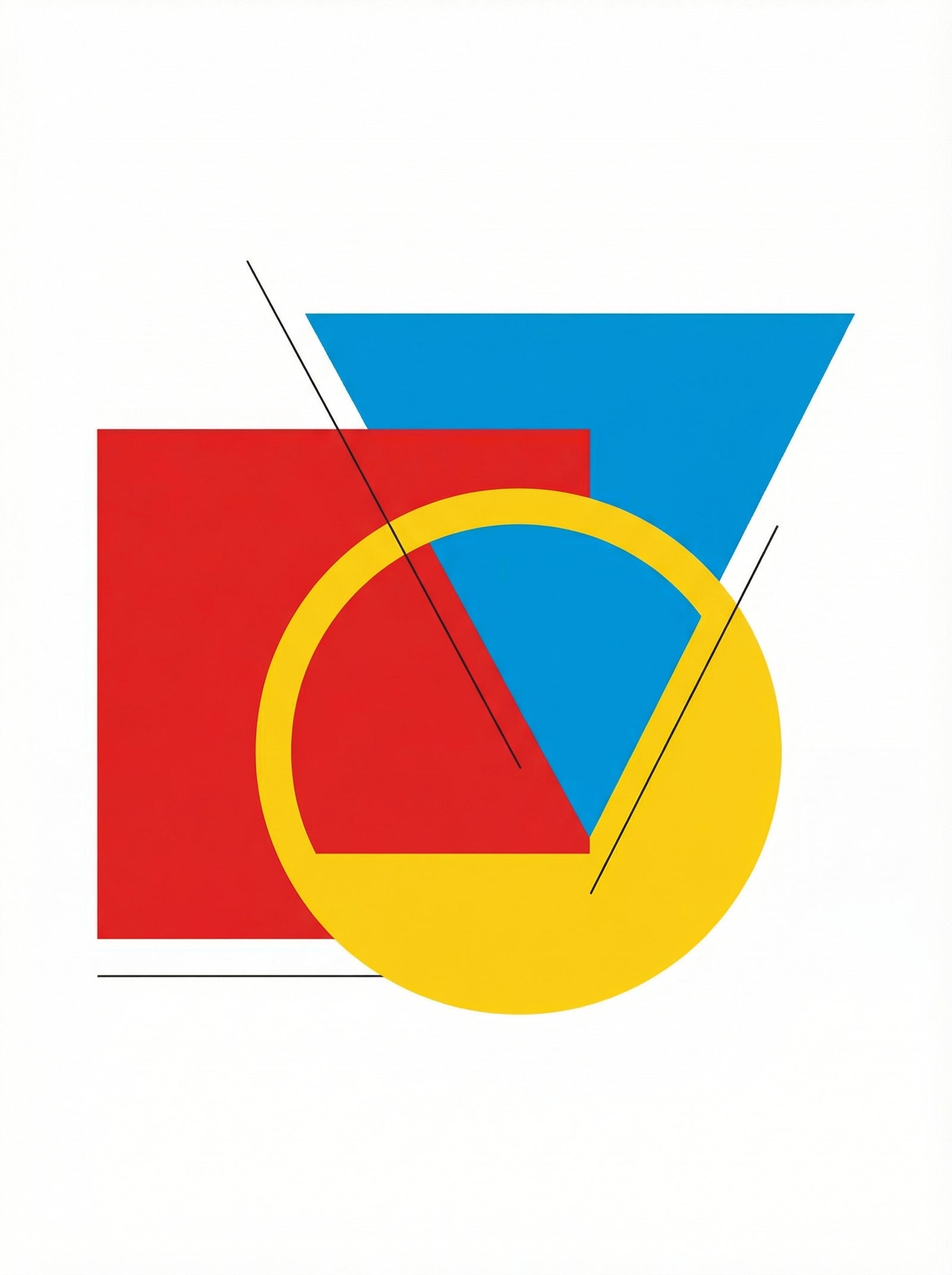 Poster in black frame