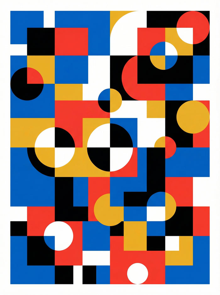 Bauhaus Rhythm – poster and art print