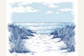 Beach Walk Poster – poster and art print