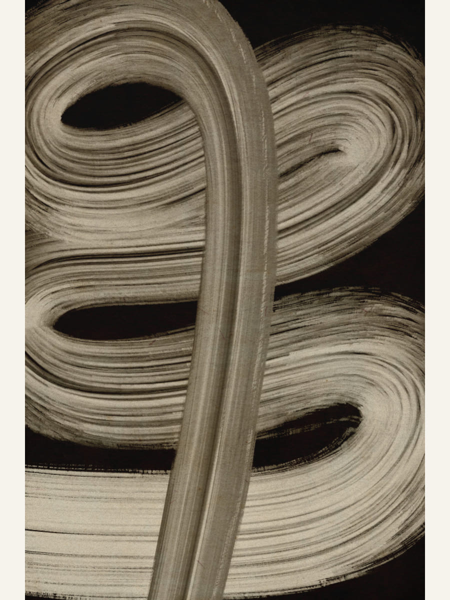 Beige strokes no 4 Poster – Poster und Kunstdruck