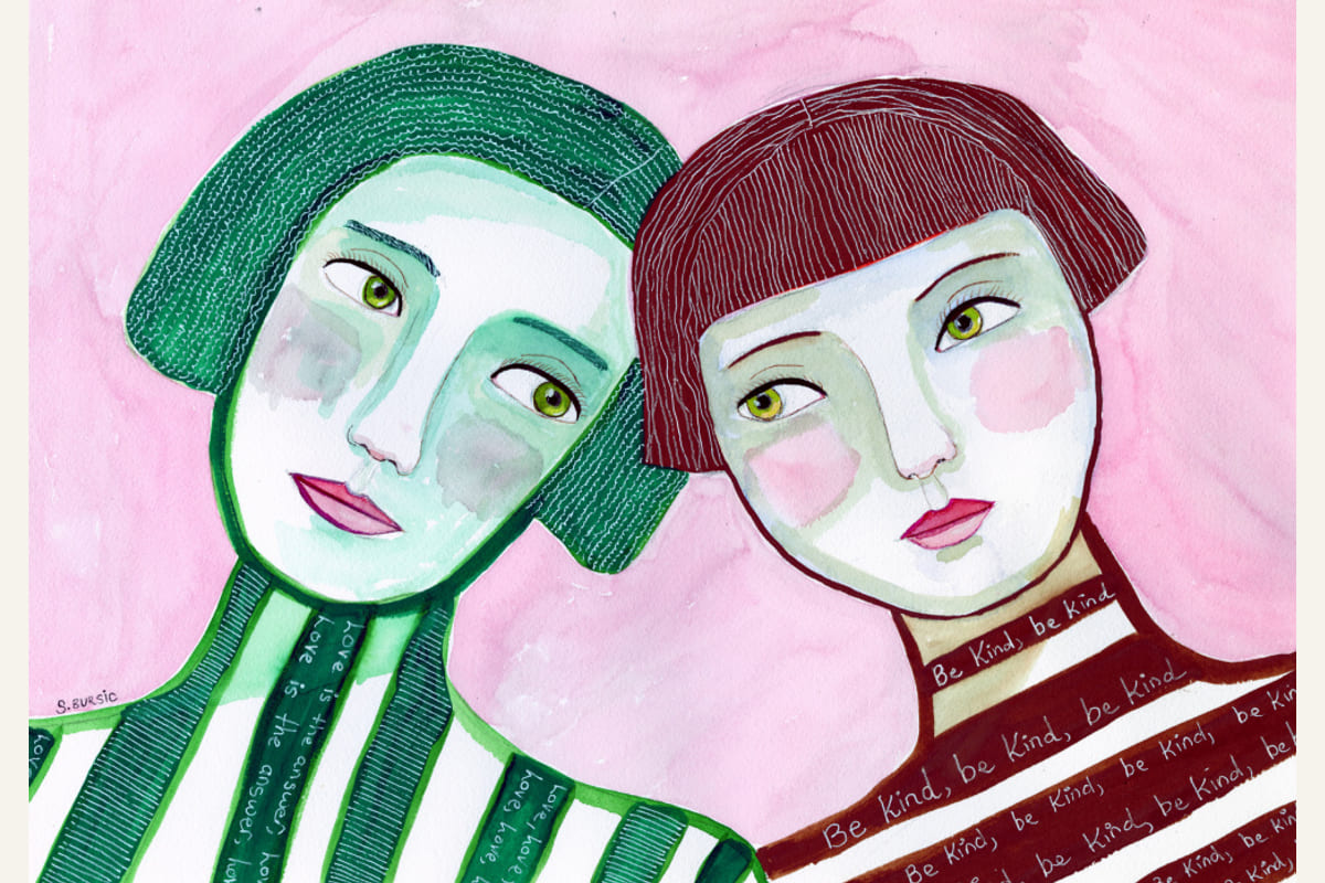 Best friends Poster – Poster und Kunstdruck