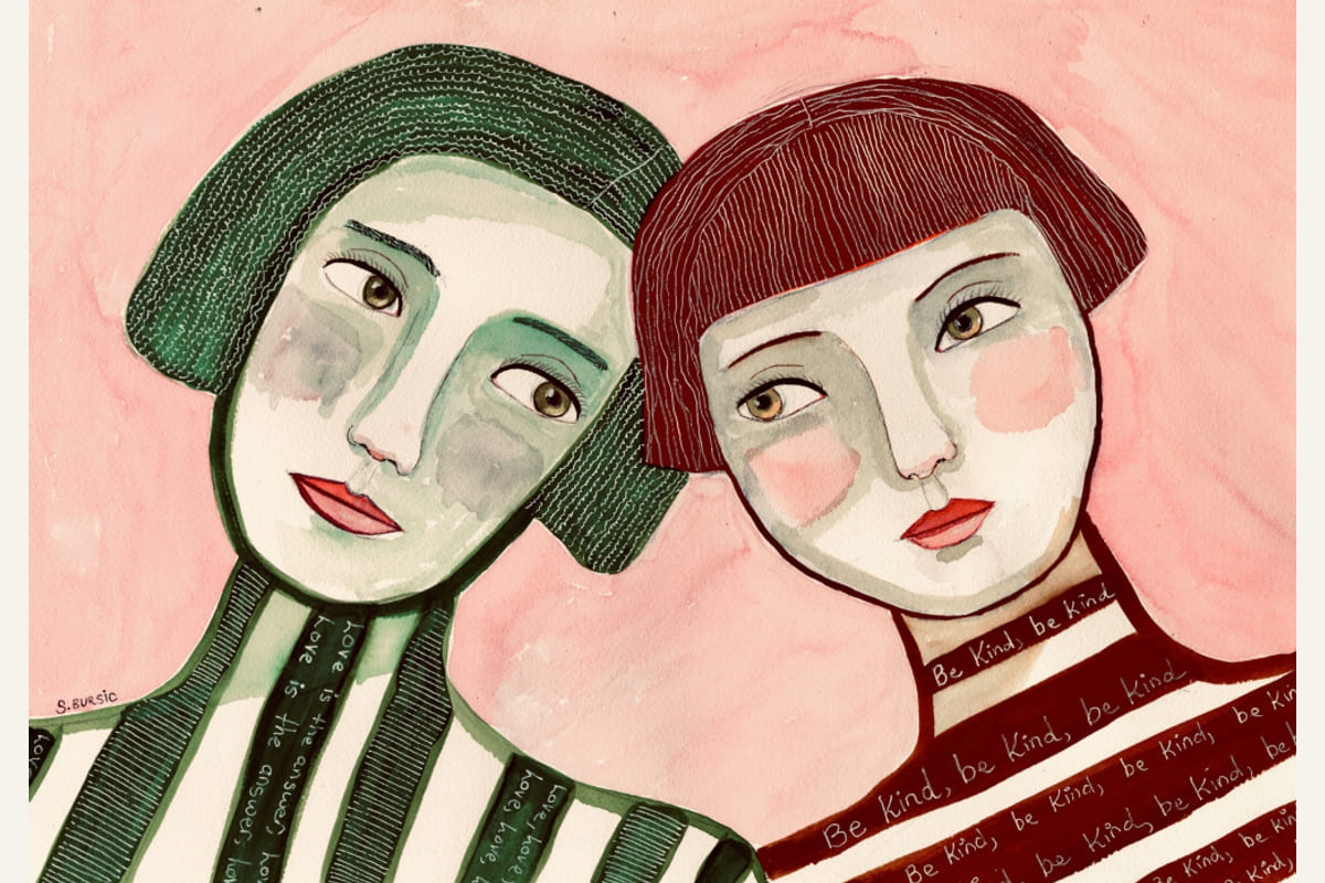 Póster Best friends – póster e impresión artística