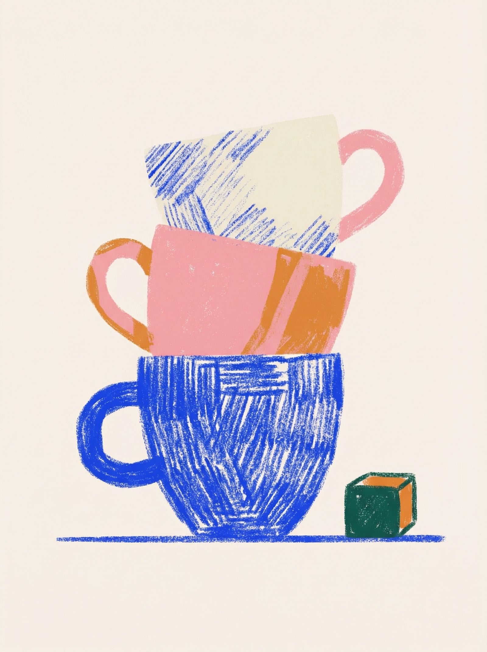 Poster in black frame