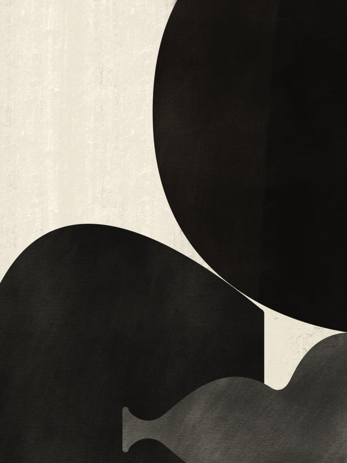 Black Abstract With Texture Poster – poster and art print