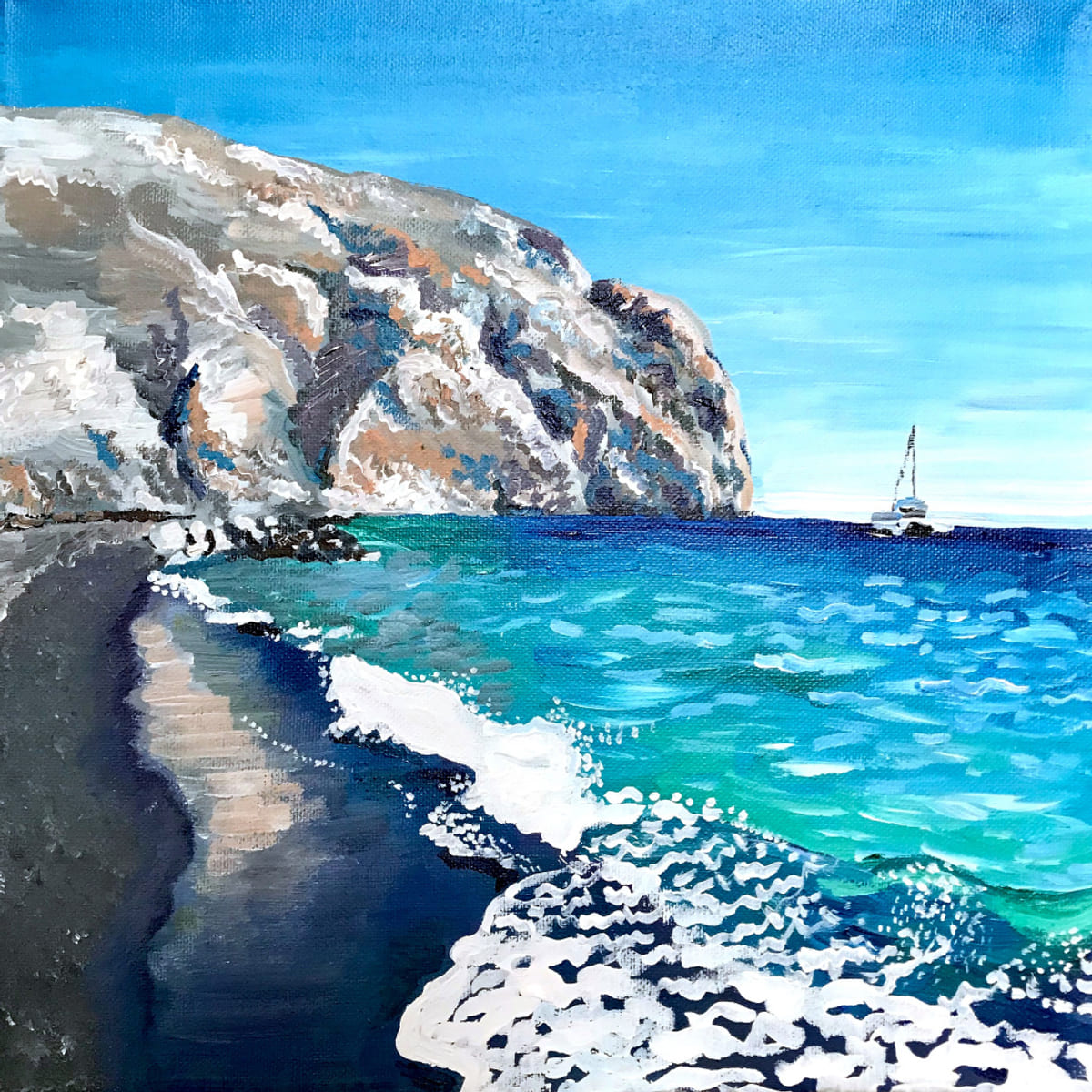 Poster Black Sand Beach – poster e stampa artistica