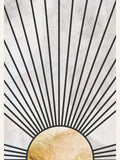 Póster Black gold rising sun – póster e impresión artística