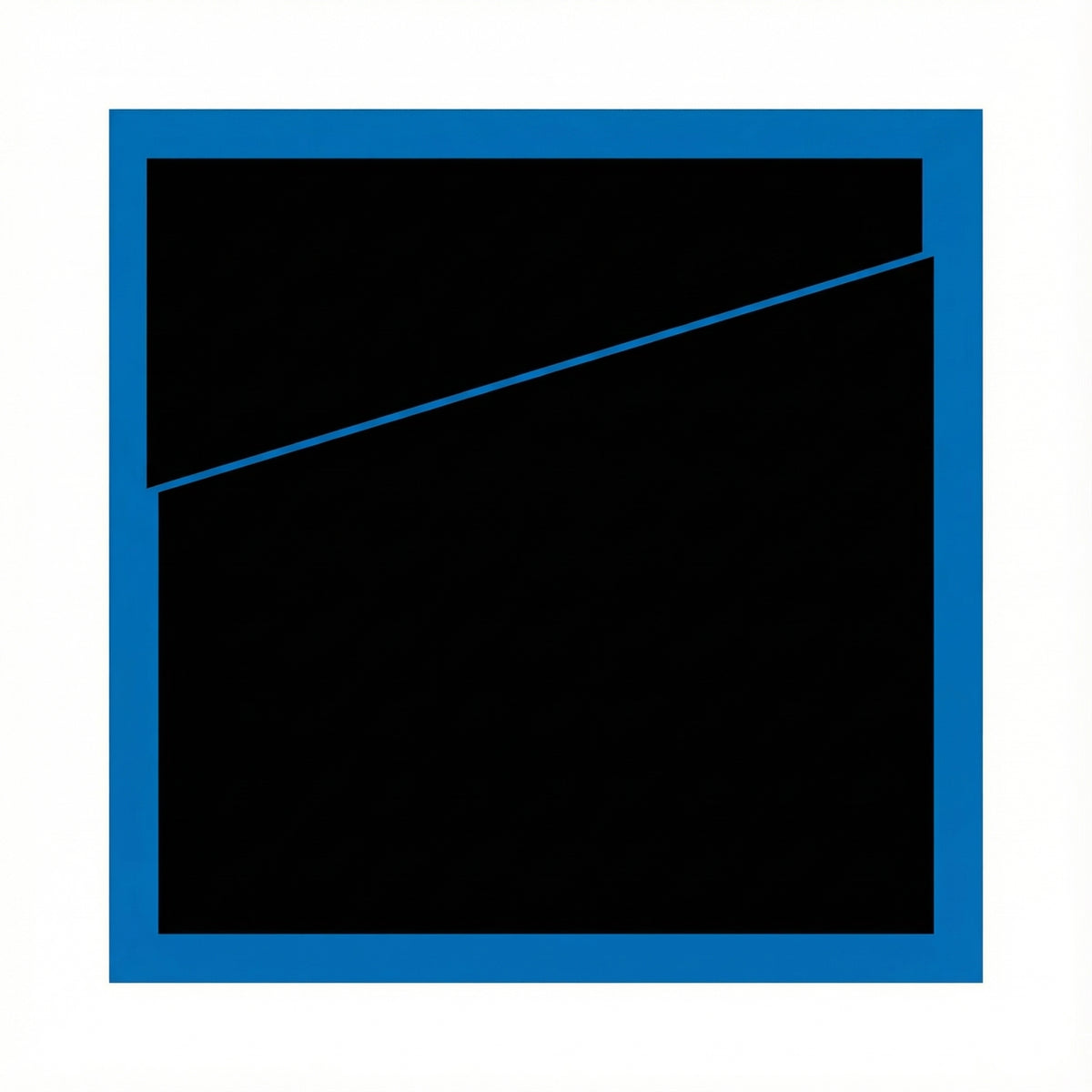 Poster in black frame