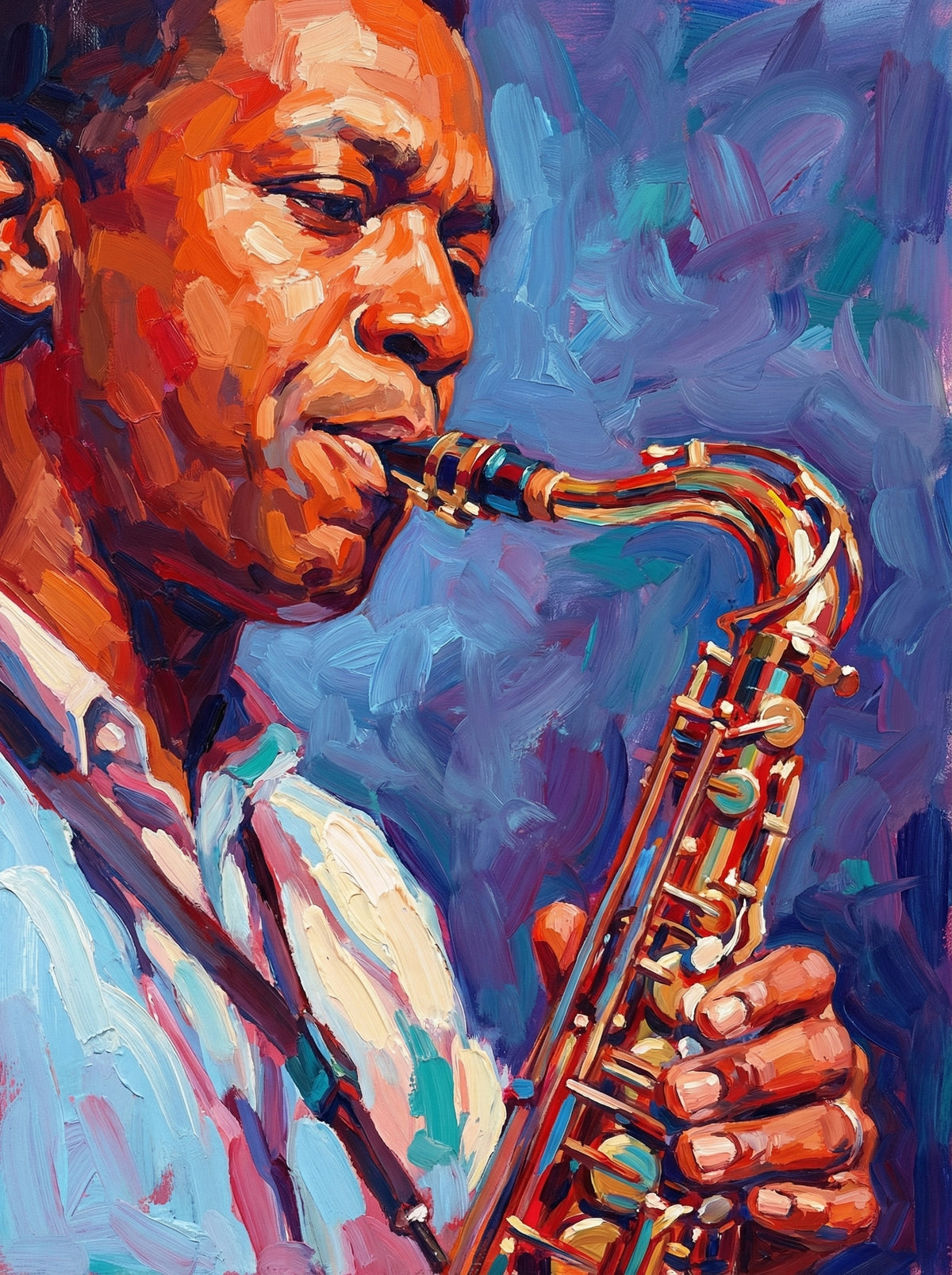 Poster in black frame