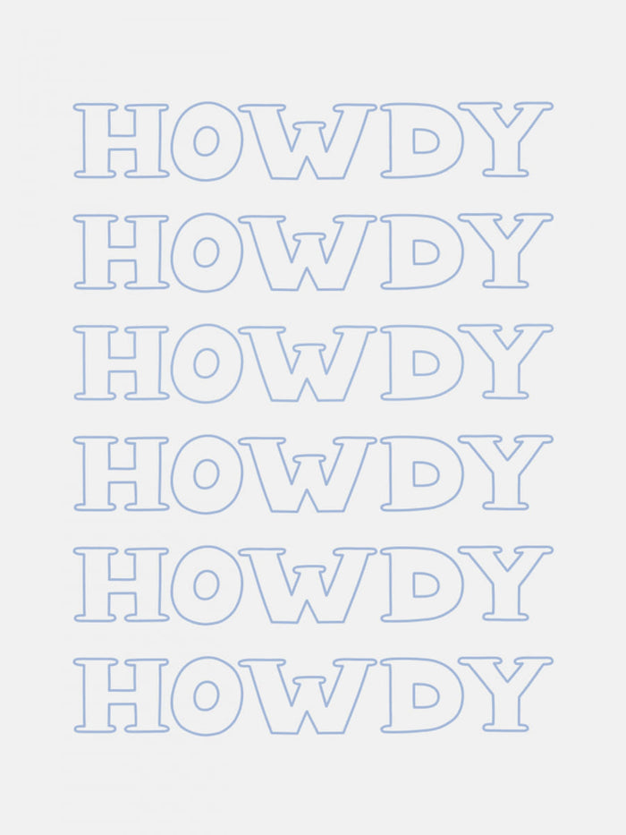 Plakat Blue Howdy – plakat i druk artystyczny