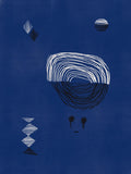 Blue Line Sketch Poster – plakat og kunsttryk