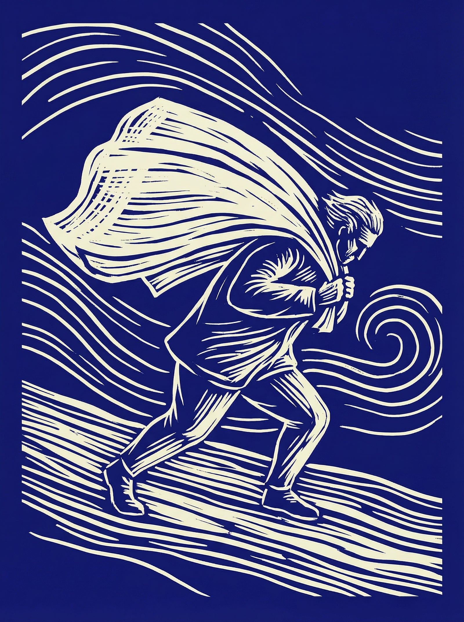 Poster in black frame