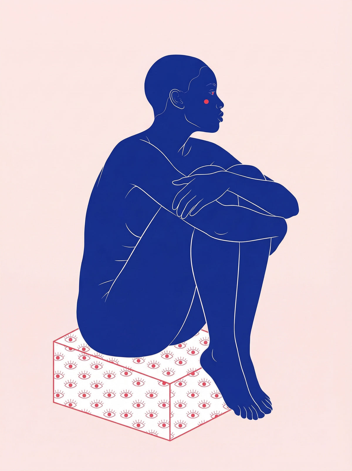 Poster in black frame