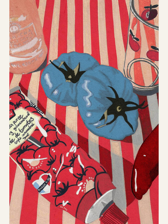 Plakat Blue Tomatoes – plakat i druk artystyczny