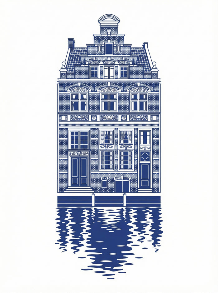 Poster in black frame