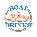 Boat Drinks Cocktail Drinking Otter Poster – Poster und Kunstdruck