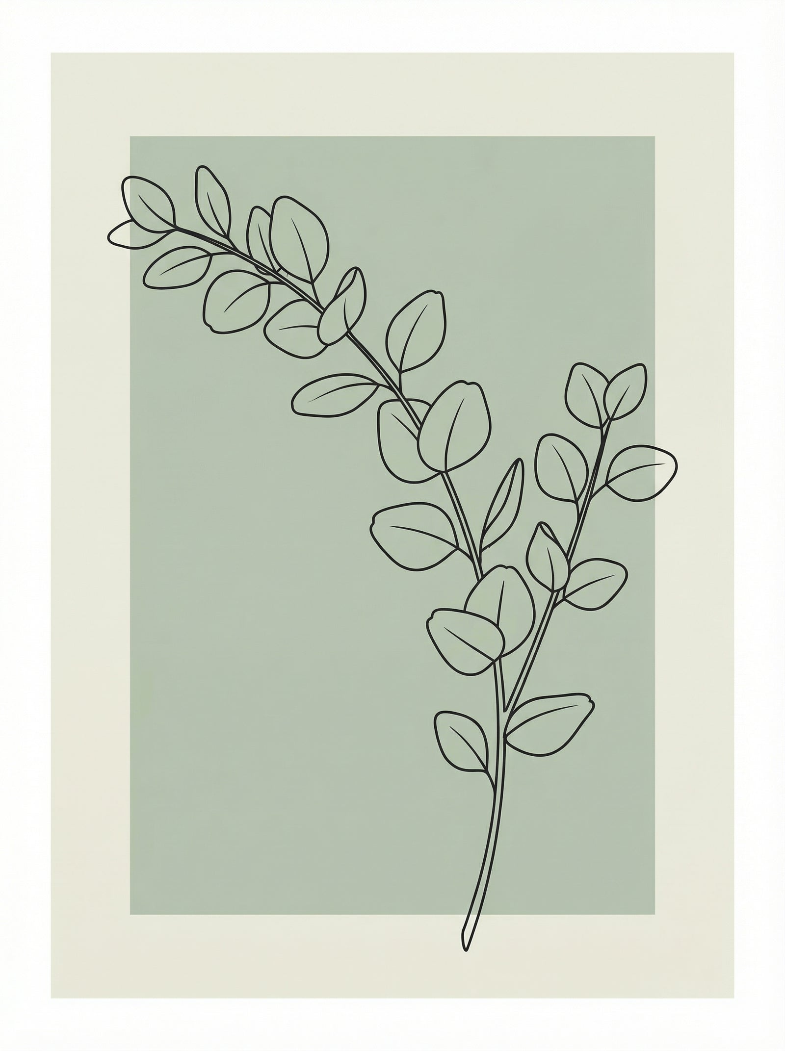 Poster in black frame