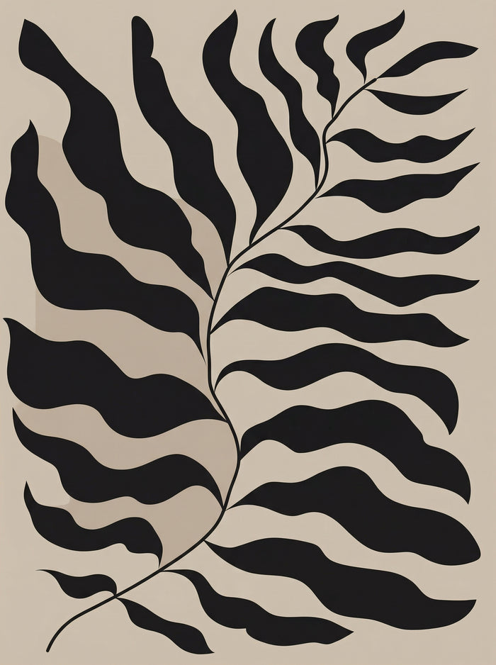 Poster in black frame