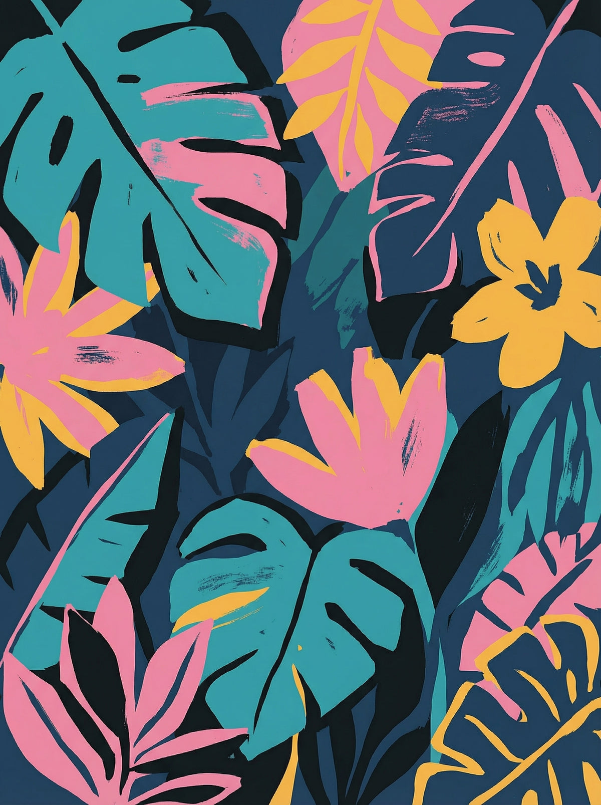 Poster in black frame